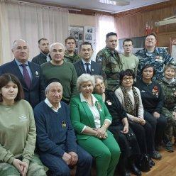 В музее колледжа состоялась встреча...