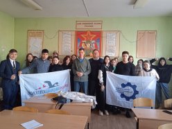 Встреча студентов группы 10 Б с инженером Сергеем Мухортовым.