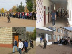 Тренеровочная эвакуация на случай возникновения пожара