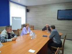 Встреча и. о.директора Гайсина О. А. с представителем НПП "БАСЭТ"
